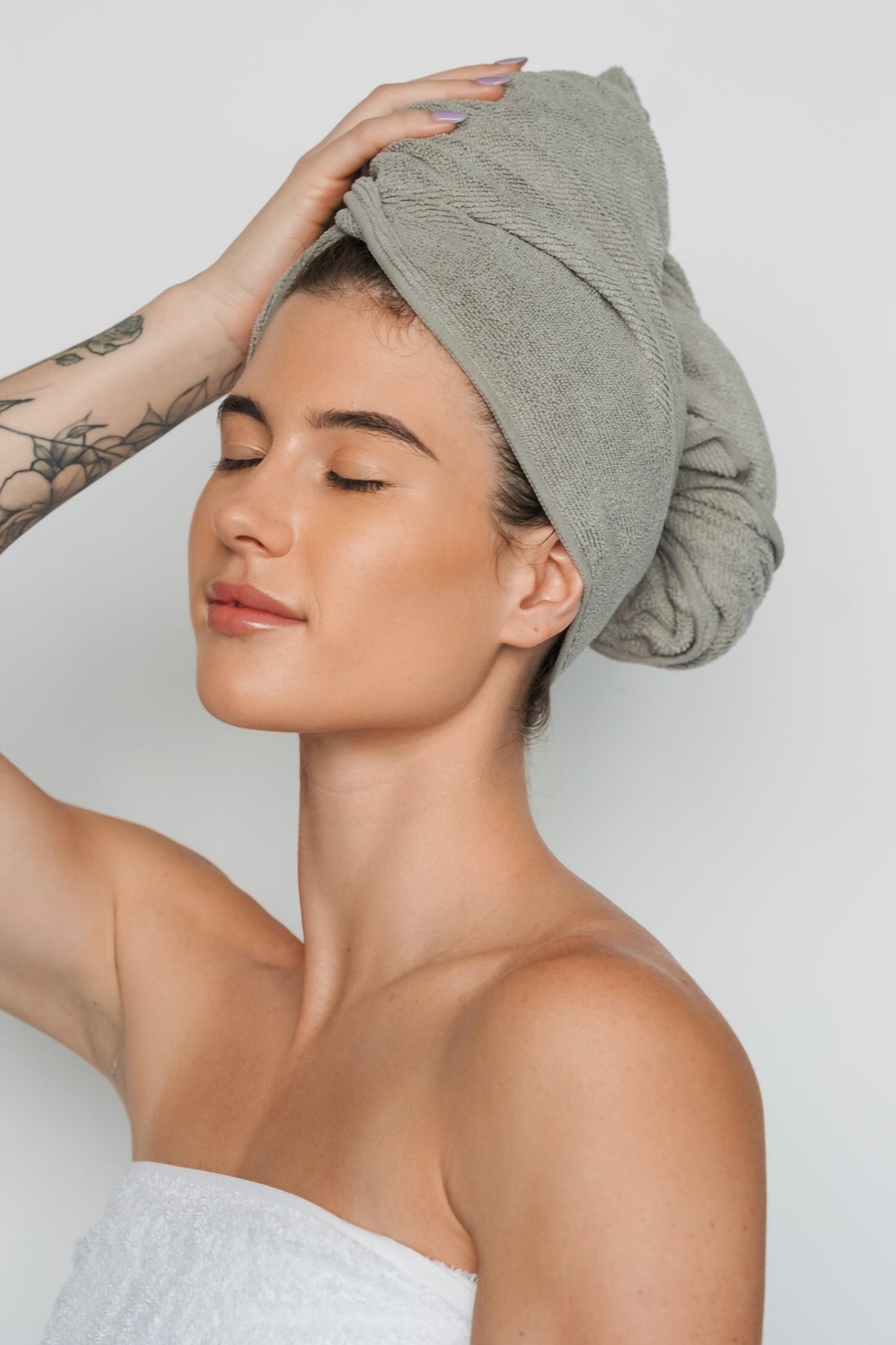 Twist & Tie Microfiber Hair Towel - Set of 2