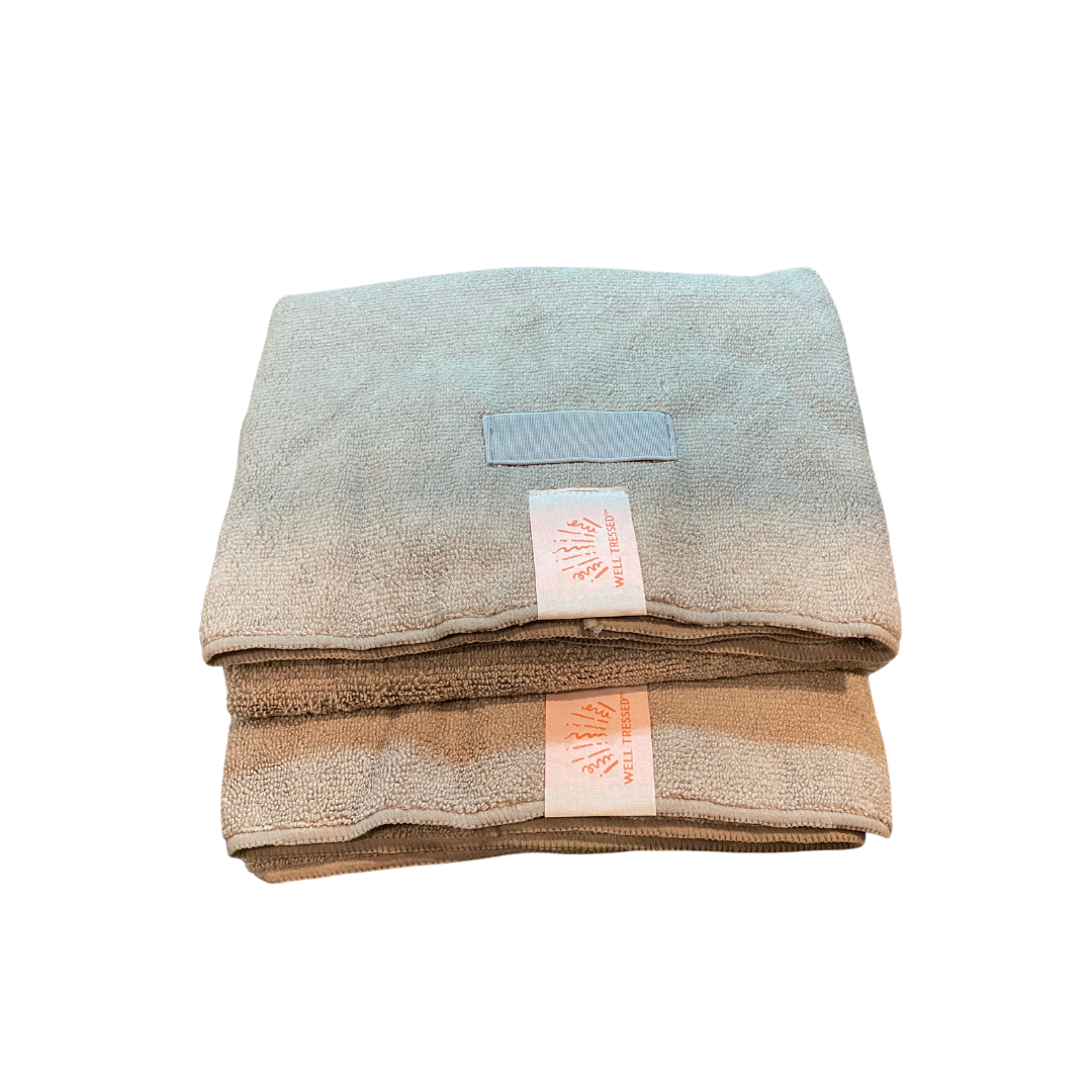 Twist & Tie Microfiber Hair Towel - Set of 2